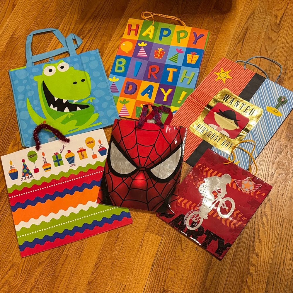 Boys Birthday Gift Bag Assortment